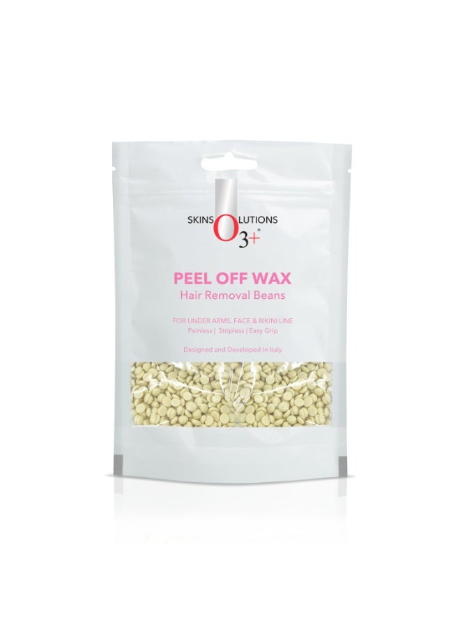 O3+ Peel Off Brazilian Wax For Easy Hair Removal On Sensitive Skin | 100 g - Image 1