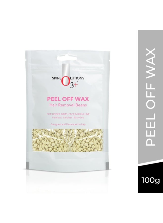 O3+ Peel Off Brazilian Wax For Easy Hair Removal On Sensitive Skin | 100 g - Image 2