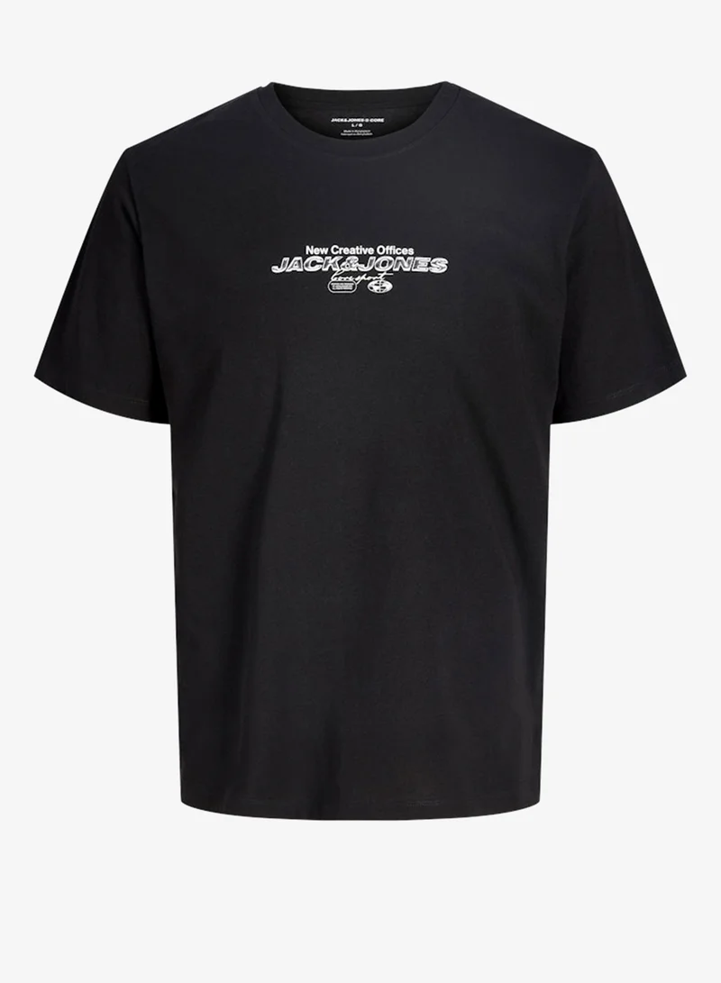 جاك وجونز جونيور تيشيرت شبابي بطبعة جرافيك وياقة مستديرة