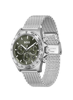 HUGO BOSS Men Chronograph Round Shape Stainless Steel Wrist Watch 43 mm  - Image 2