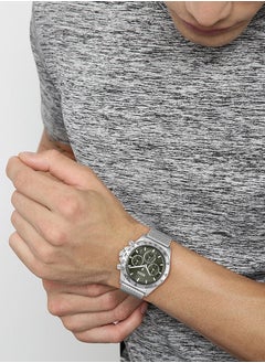 HUGO BOSS Men Chronograph Round Shape Stainless Steel Wrist Watch 43 mm  - Image 4