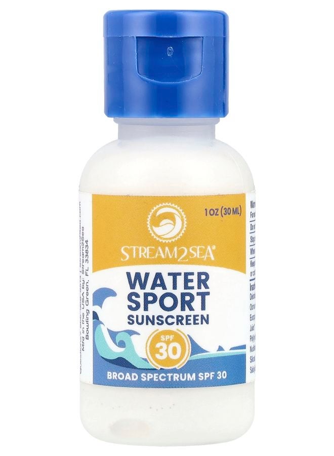 Stream2Sea Water Sport Sunscreen SPF 30  1 oz (30 ml)