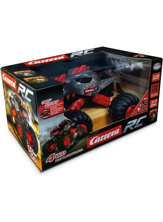 Carrera RC 2.4GHz Dino Car, Red I Off-Road Racer I For Indoor & Outdoor Use I Compact & Portable I For Children from 6 Years & Adults - Image 4