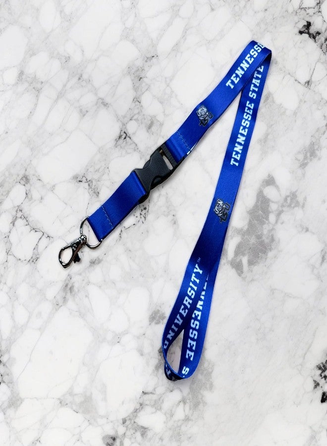 Desert Cactus Tennessee State University Lanyard Tigers Car Keys ID Badge Holder Keychains Detachable Breakaway Snap Buckle Lanyards (Blue) - Image 5