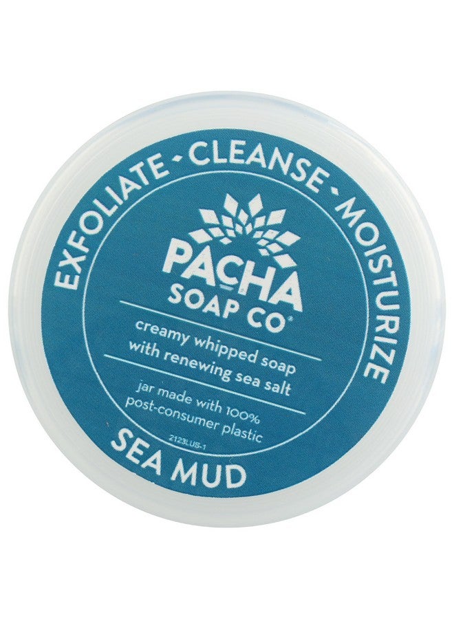 Pacha Soap Co Pacha Sea Mud Whipped Soap Scrub, Luxurious Body Wash and Scrub for a Nourishing & Relaxing Head to Toe Cleanse, 8 oz - Image 4