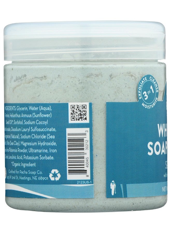 Pacha Soap Co Pacha Sea Mud Whipped Soap Scrub, Luxurious Body Wash and Scrub for a Nourishing & Relaxing Head to Toe Cleanse, 8 oz - Image 5