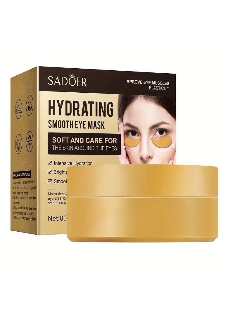 SADOER Eye Mask Boxed 80g 60 Patches 30 Pairs Hydrating And Moisturizing Eye Care Products  - Image 1