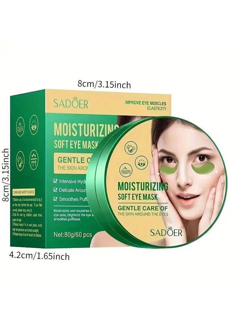 SADOER Eye Mask Boxed 80g 60 Patches 30 Pairs Hydrating And Moisturizing Eye Care Products  - Image 2