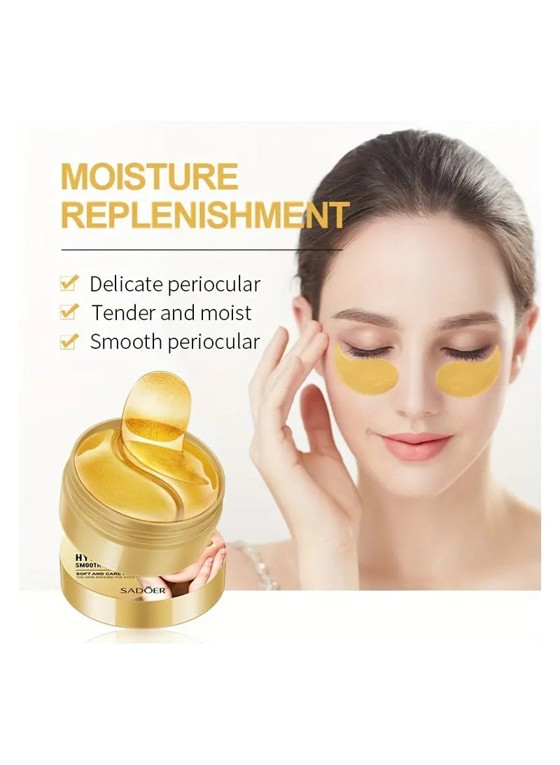 SADOER Eye Mask Boxed 80g 60 Patches 30 Pairs Hydrating And Moisturizing Eye Care Products  - Image 5