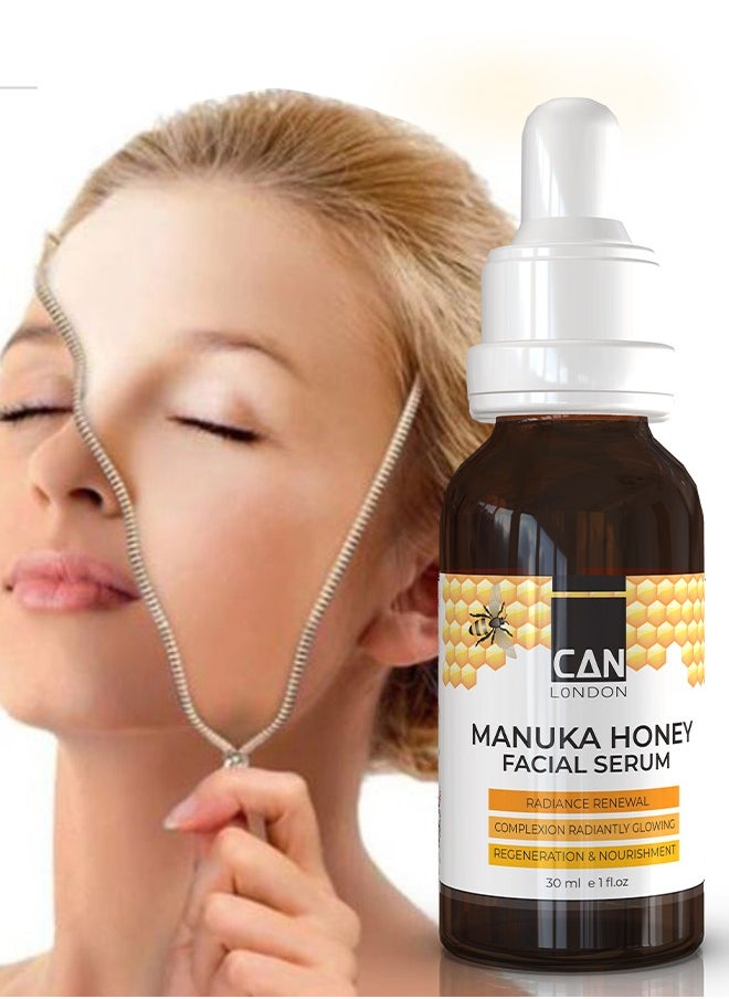 iCan London ican London Manuka Honey Facial Serum Glowing Complexion, nourishment 30ml  - Image 2