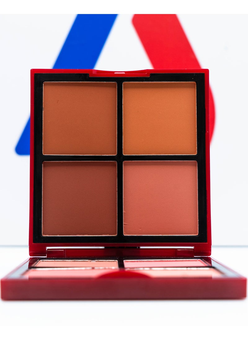 Carlla Rose - Blusher Powder Palette - 8 Color - Image 1