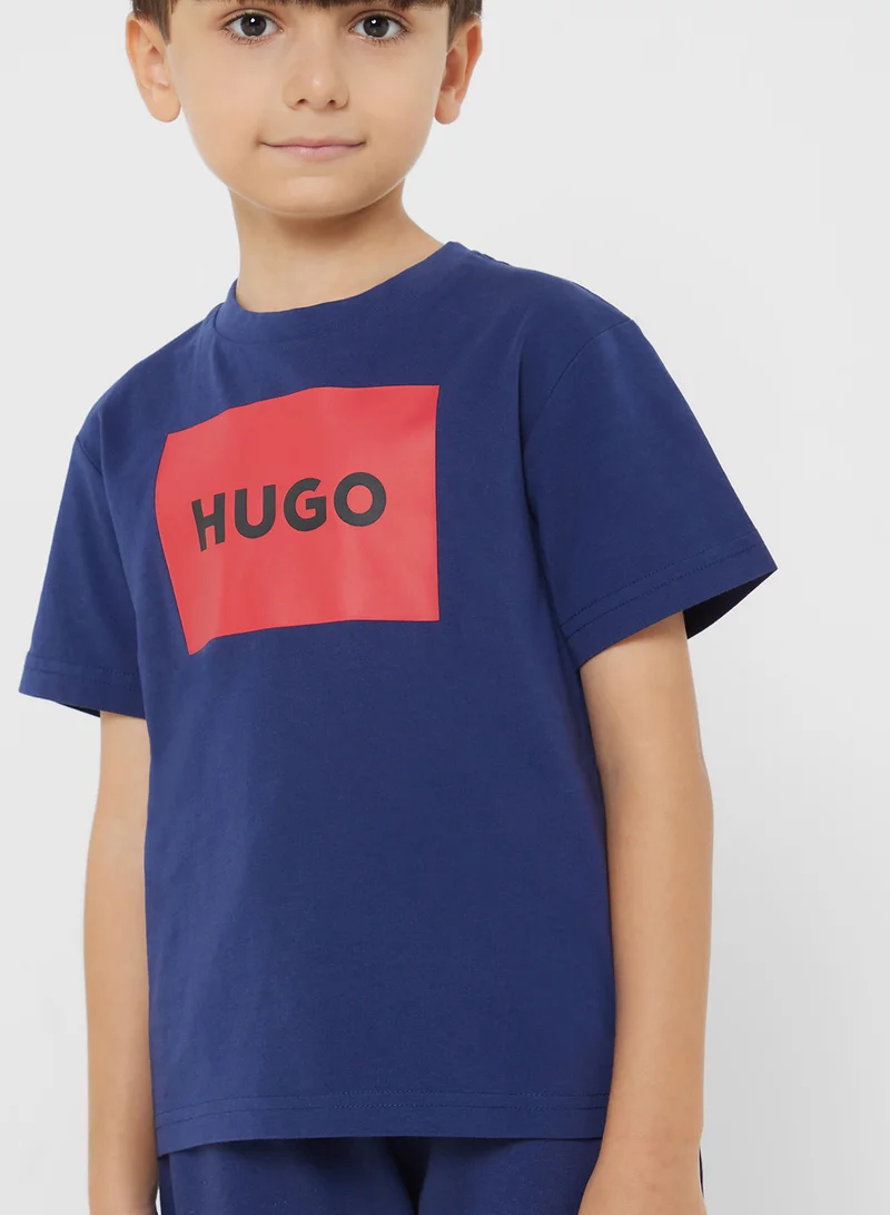 HUGO Kids Logo T-Shirt