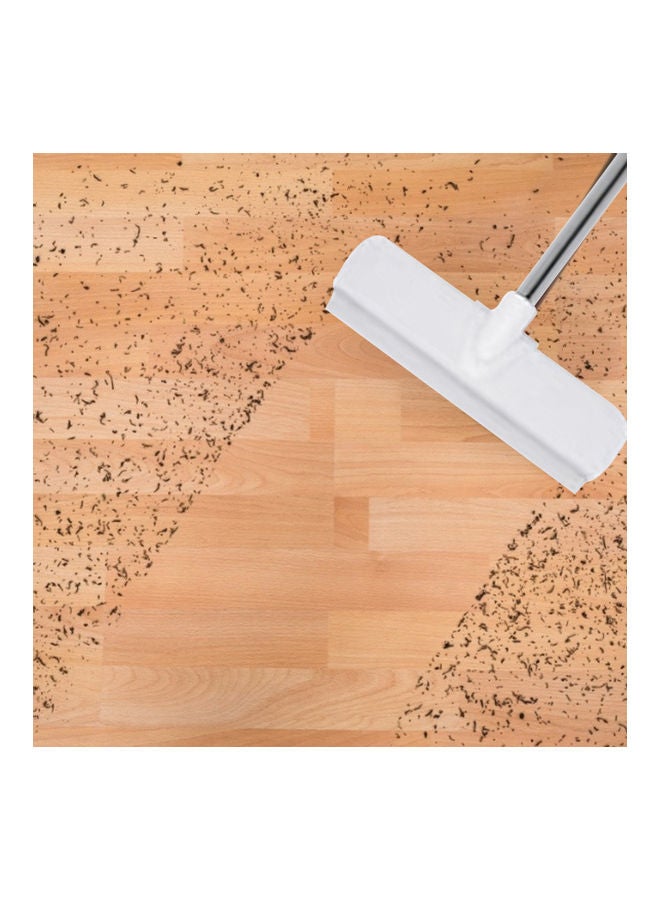 NIBEMINENT Long Handle Floor Scrub Brush Silver/White - Image 5