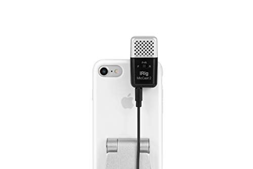 IK Multimedia iRig Mic Cast 2 mini Vocal Microphone with Front, Rear, Omni Recording, for Podcast, Video, Streaming and More - Compatible with iPhone, iPad, Android and All Popular apps - Image 4