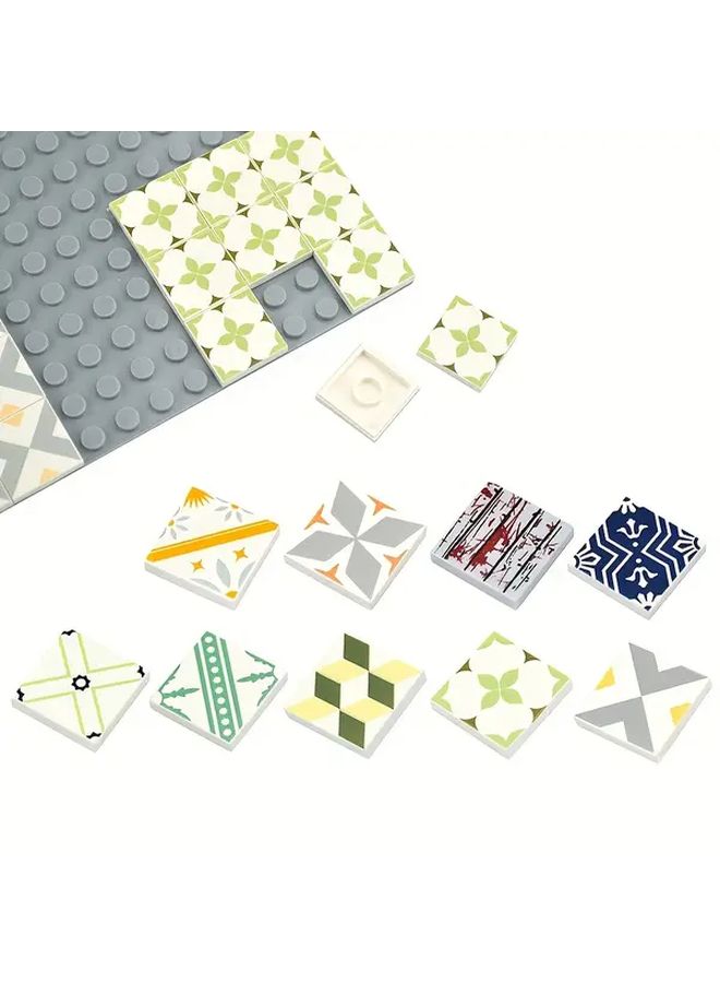 50 Pcs Colorful Smooth Printed 2x2 Tile Bricks For DIY Assembly And Education - Image 3