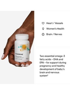 Thorne Prenatal DHA - 650 mg DHA And 200 mg Of EPA Dietary Supplement, 60 Gelcaps  - Image 4
