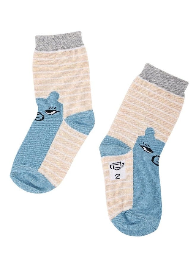 Dollar Kids Socks For Boys & Girls In Blended Cotton (Pack Of 3) - Image 3