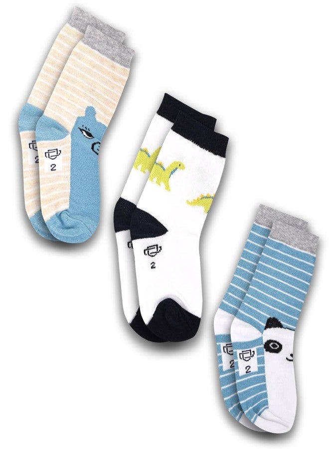 Dollar Kids Socks For Boys & Girls In Blended Cotton (Pack Of 3) - Image 1