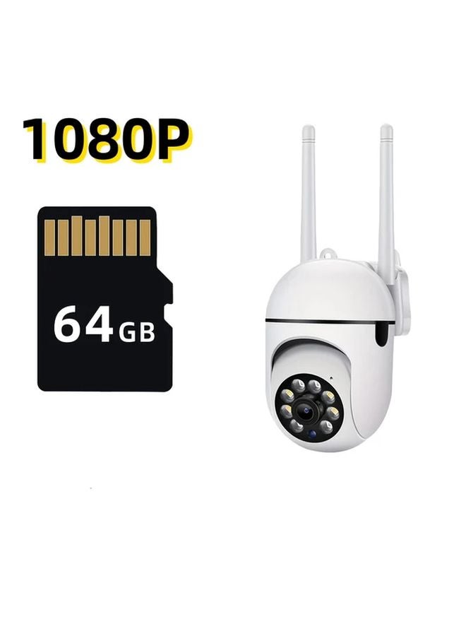 1080P Smart HD PTZ Security Camera With 64G SD Card Alexa Voice Control Color Night Vision - Image 1