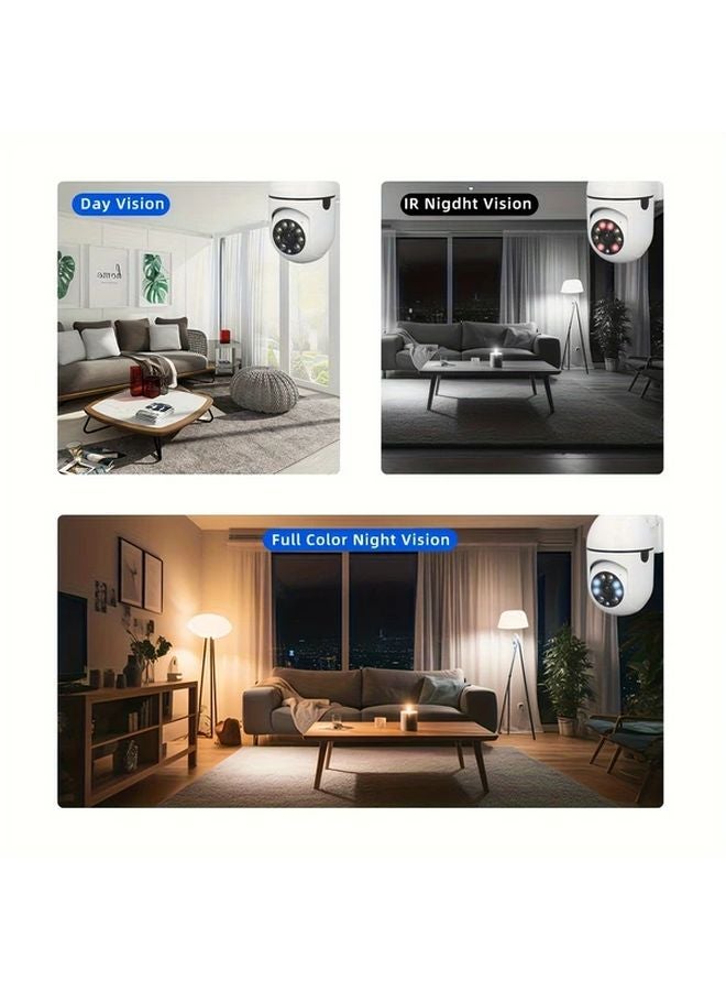 1080P Smart HD PTZ Security Camera With 64G SD Card Alexa Voice Control Color Night Vision - Image 3