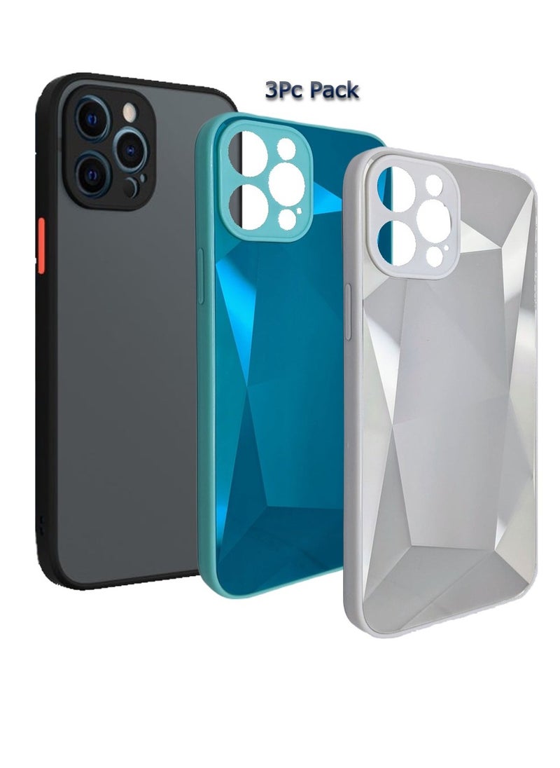 TWEGGON iPhone 12 Pro Case, [3]-Pack Protection Case Set for iPhone 12 Pro 6.1"  - Image 1