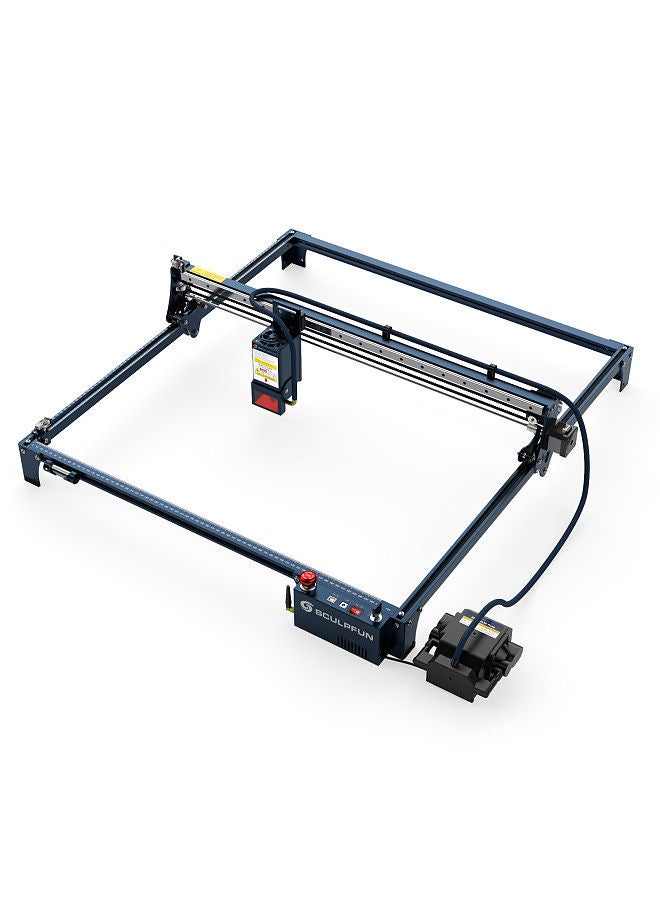 S30 Ultra-33W Laser Engraving Machine 600x600mm Engraving Area Automatic Air Assist Replaceable Lens Eye Protection Includes Laser Repair Kit Air Assist M8 Main Board