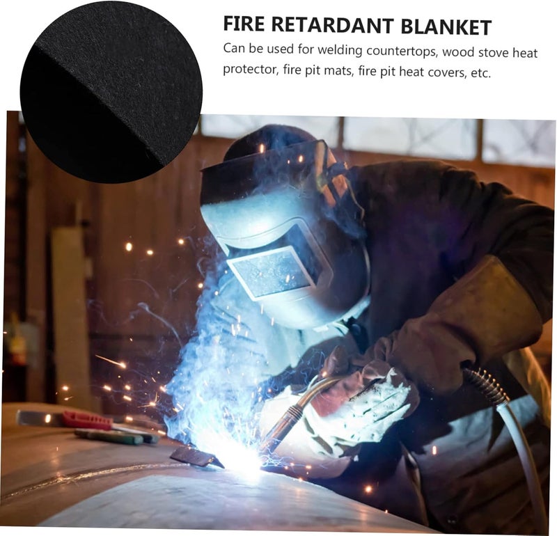 1mm Fire Retardant Welding Blanket Heavy Duty Fireproof Mat for Home and Industrial Use Cuttable Flame Resistant Fabric for Welding Protection - Image 3