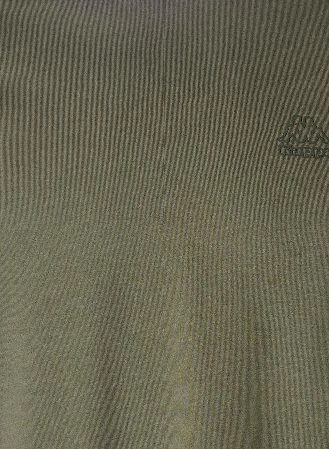 Kappa BROWN Kappa Men Crew Neck T shirt for Men | Best Price UAE