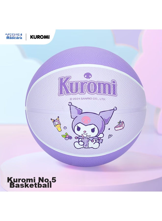 Mesuca Children's Basketball, Size 5, Youth And Kids' Toy, Kindergarten Bouncy Ball, For Ages 3-6, Small Rubber Ball - Kuluomi - Image 1