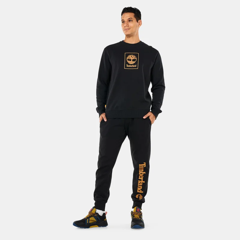 Timberland Men's Stack Logo Crew Sweatshirt