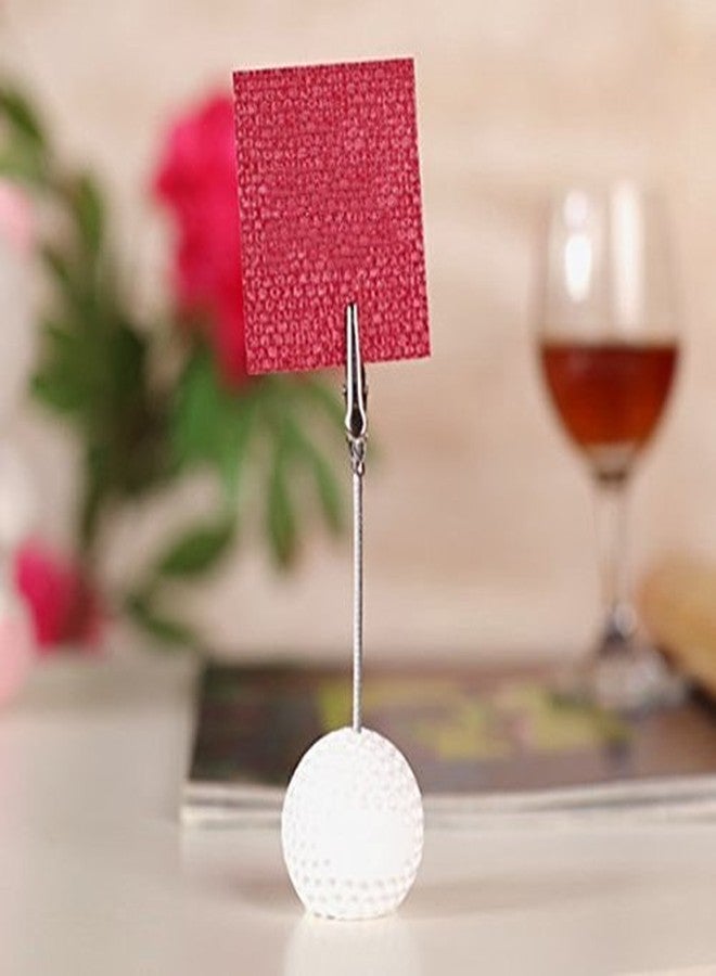 Xiaoyztan Card Stand Memo Clip,Golf Picture Holder Table Stand Note Paper Clip for Table Party Favors Photo Stand Events Decoration,Pack of 5 - Image 3