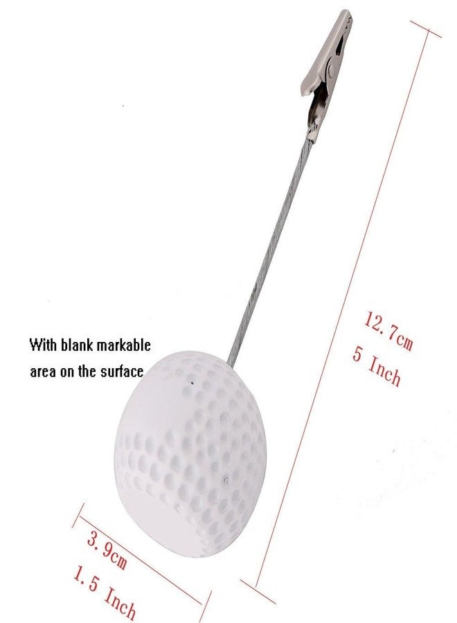 Xiaoyztan Card Stand Memo Clip,Golf Picture Holder Table Stand Note Paper Clip for Table Party Favors Photo Stand Events Decoration,Pack of 5 - Image 2