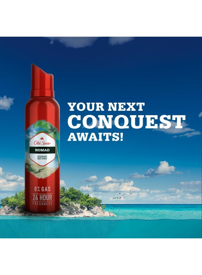 Old Spice NOMAD No Gas 24 hour Long Lasting Freshness Deodorant Perfume Body Spray For Men, 140ml - Image 3