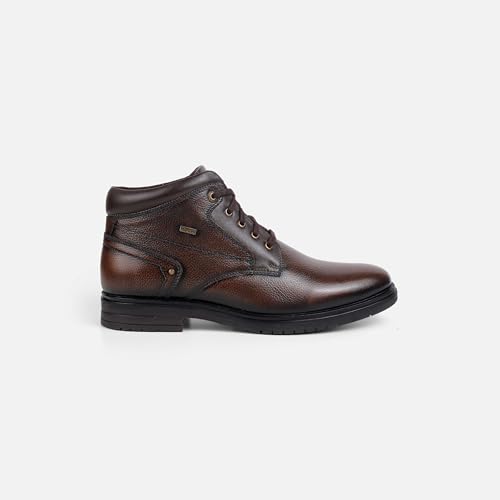 Mochi Men's Brown Leather Lace-Up Ankle Boots UK/7 EU/41 (71-370) - Image 4