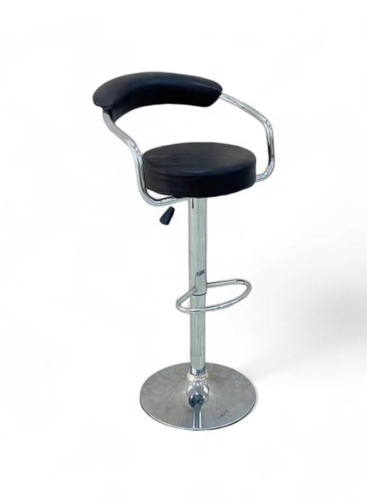 High bar and cafe chair made of leather (BLACK) - pzsku/Z44F95C34ACDE4042087AZ/45/_/1740600764/295a5ca2-f0a8-4e8c-9984-2f51490fb17d