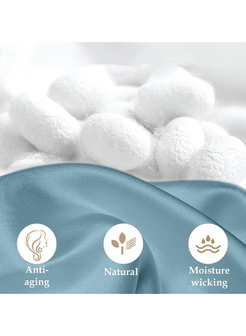 Mulberry Silk Pillowcase For Hair And Skin Standard Size 20" X 26" With Hidden Zipper Soft Breathable Smooth And Cool Sleep Pillowcase  - Image 4