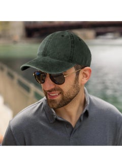 BreeJooy Men women baseball cap , low profile adjustable washed cotton golf dad hat  - Image 3