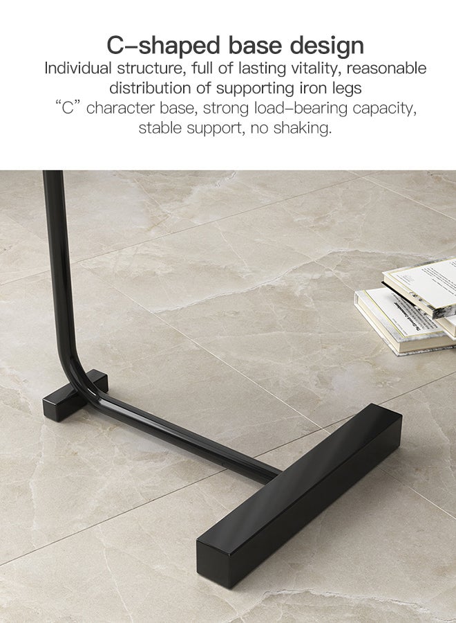 Sharpdo Living Room Light Luxury Simple Side Table Mobile Small Apartment Coffee Table 45*30*62cm - Image 4