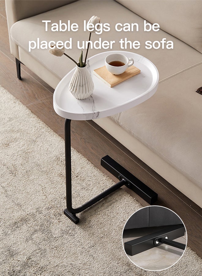 Sharpdo Living Room Light Luxury Simple Side Table Mobile Small Apartment Coffee Table 45*30*62cm - Image 5