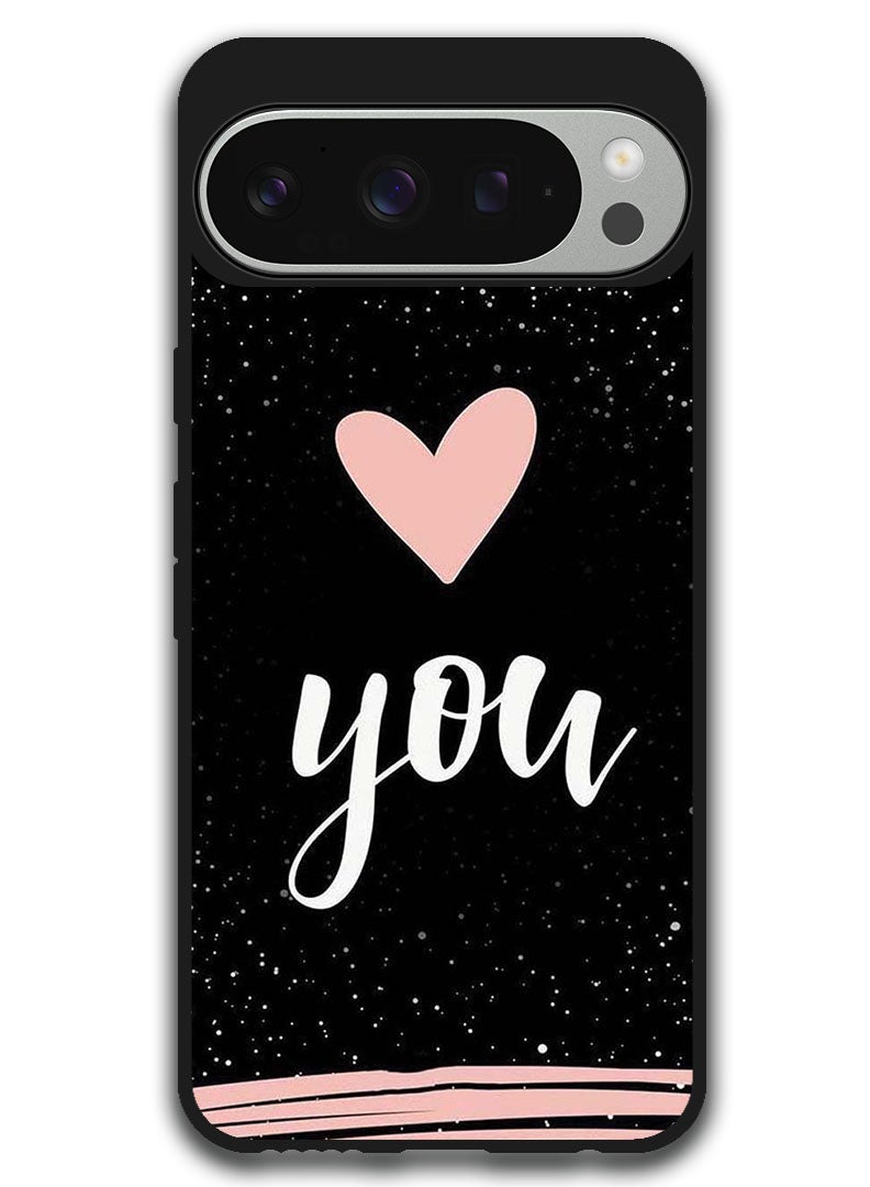 Theodor Protective Case Anti Scratch Shock Proof Bumper Cover For Google Pixel 9 Pro You  Heart - Image 1