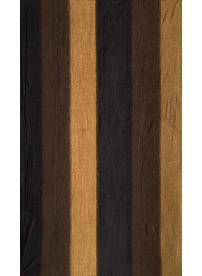 SKIVE India Polyester Blend Long Crush Eyelet Door 8 ft Curtains (Brown) Set of 2 - Image 2