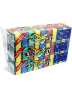 Super Spongex Dishwashing Foam Sponge Scourer Pack of 40 pcs for Kitchen and Bathroom  - Image 1