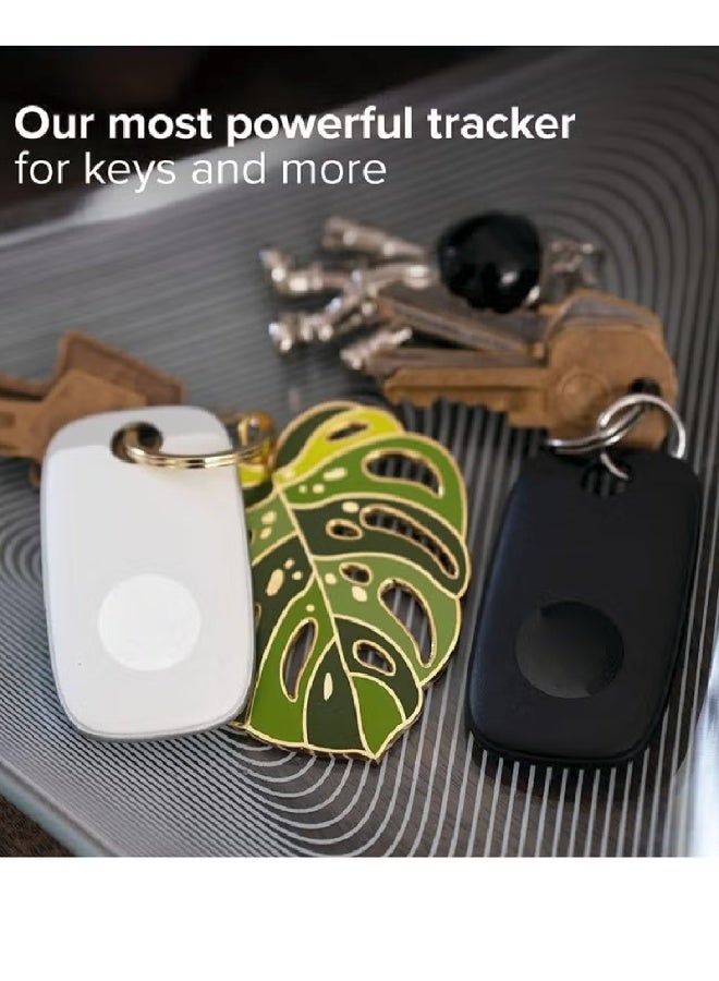 AROAQ Protective Cover for Bluetooth Tracker Pro (2-Pack, Black/White) – Durable Key Finder Case for Keys, Bags & Luggage - Image 2