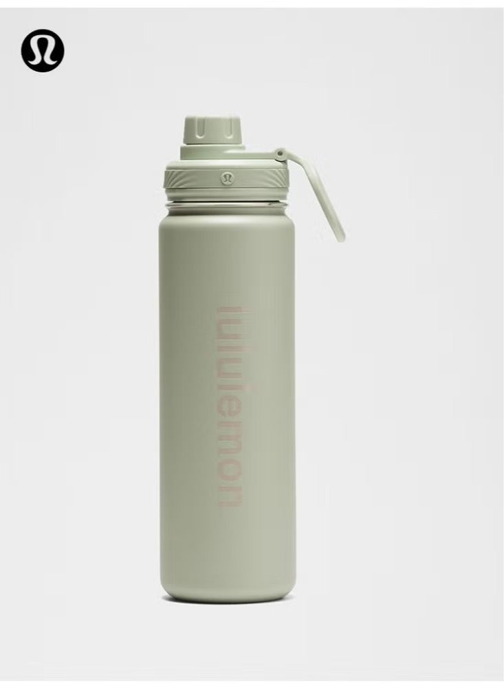 lululemon Stainless steel sports vacuum insulated water bottle, suitable for holding water, iced tea, hot tea, etc., with a capacity of 710 milliliters - Image 1