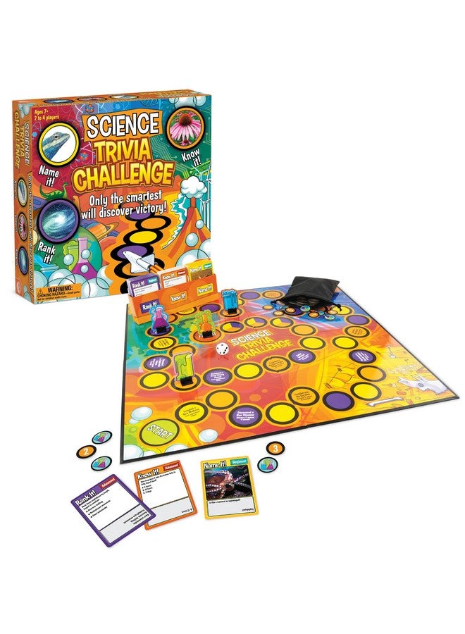 MindWare Science Trivia Challenge Game - Educational & Fun Game for Families & Kids Ages 7 & Up - Image 1