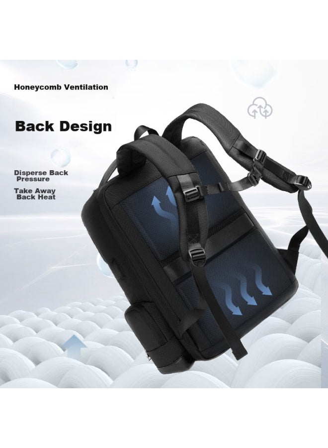 CROSS+GEAR Crossgear Cross Medal Swiss Backpack, 17.3-inch, For Asus Laptops, Business Travel, Large Capacity Backpack - Image 3
