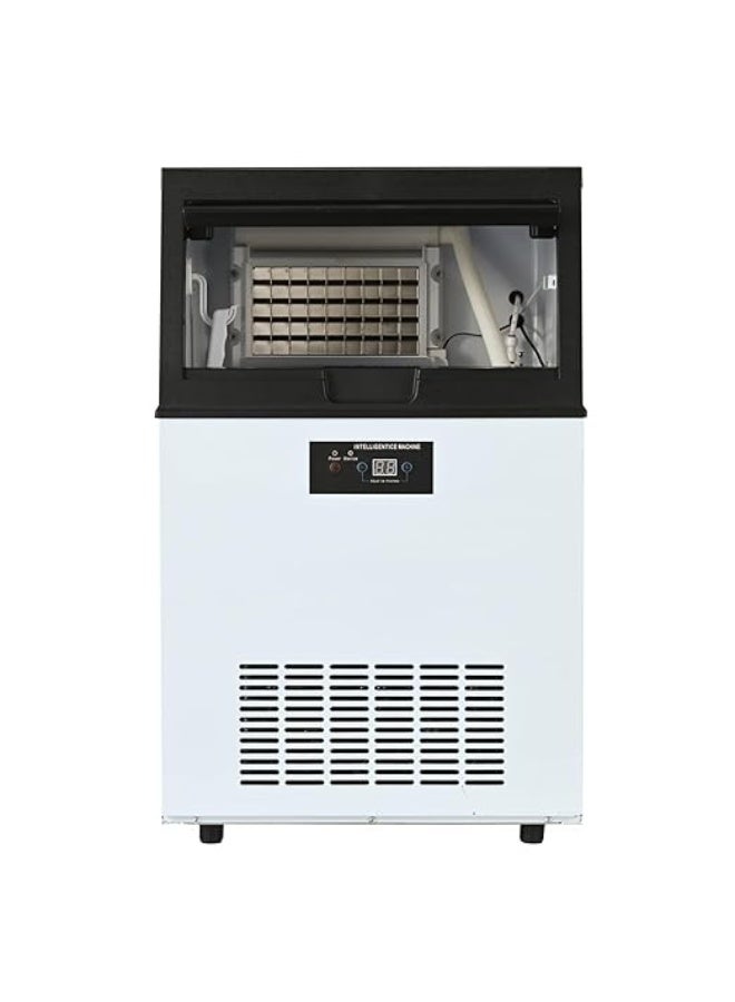Cool Baby Integrated Ice Maker Machine, 55KGS/24H Stainless Steel Under Counter ice Machine with 15KGS Ice Storage Capacity, Freestanding Ice Maker - Image 2