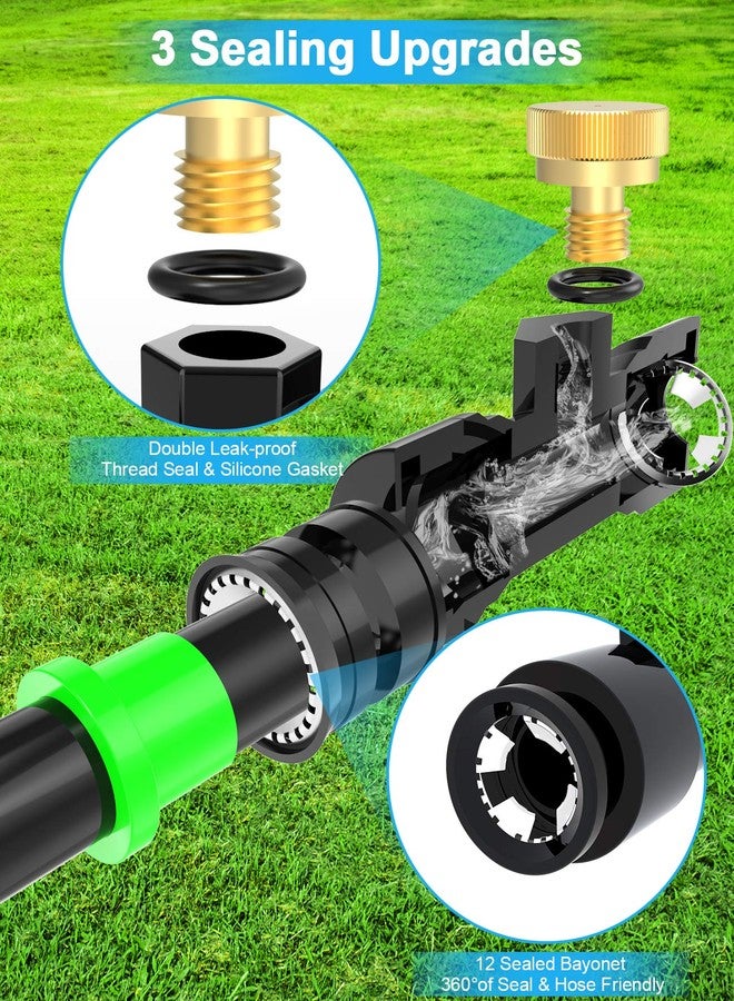 Lekit Misters for Outside Patio 89FT(27.3M)+30 Brass Mist Nozzles+a Brass Adapter(3/4") Detachable outdoor misting cooling system for Garden, waterpark, Greenhouse, Backyard, Fan, Umbrella, Deck, Canopy - Image 2