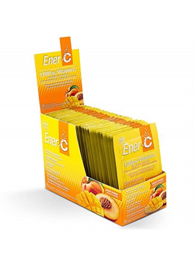 Ener-C 1000 mg فيتامين C بنكهة الخوخ والمانجو Ener-C عبوة 30 قرصًا
