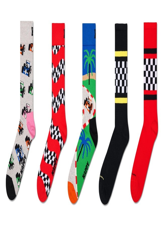 Happy Socks 5-Pack Winning Formula Socks, Winning Formula, M/L - Image 1